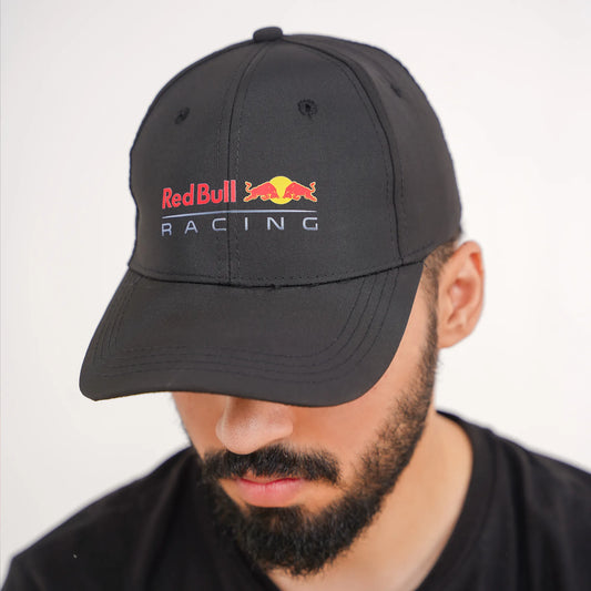 Red Bull Caps in Black- RB Front Logo