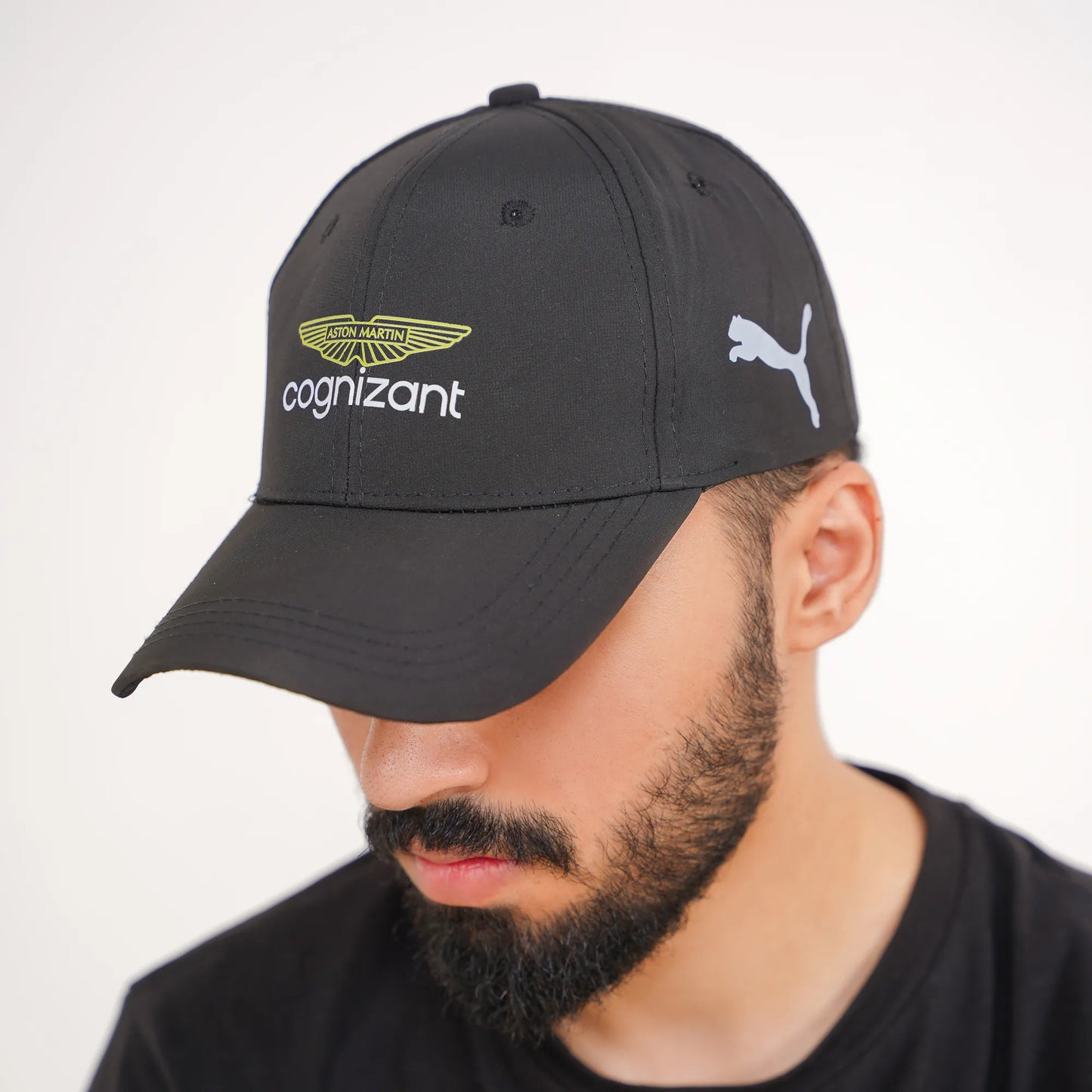 Aston Martin Black cap-Aston Martin & Puma Logo