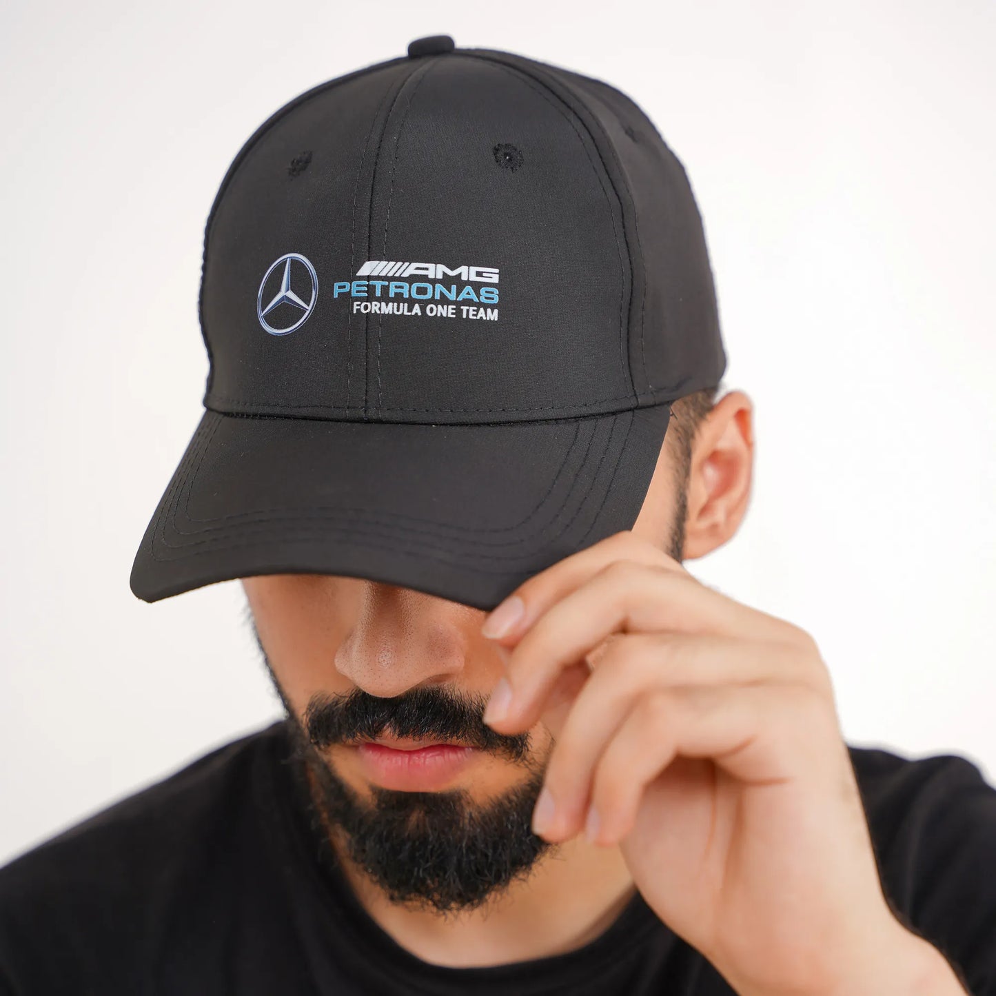 Mercedes AMG Cap- Mercedes Logo Black Cap- Loopzs