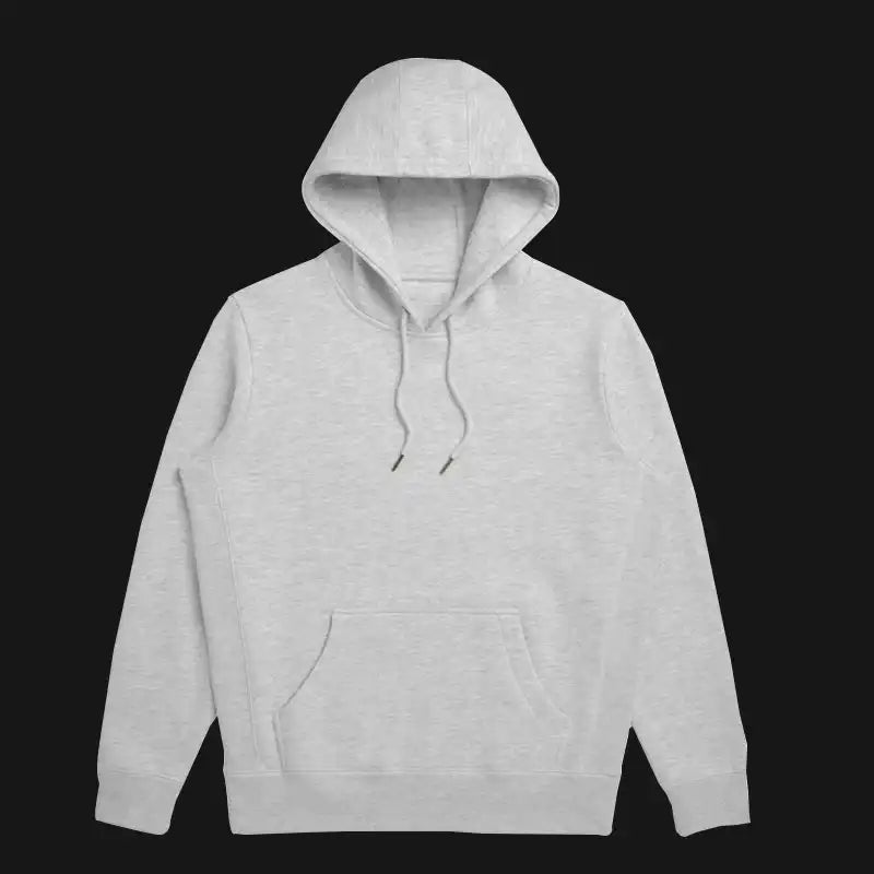 Plain gray Hoodie in export quality