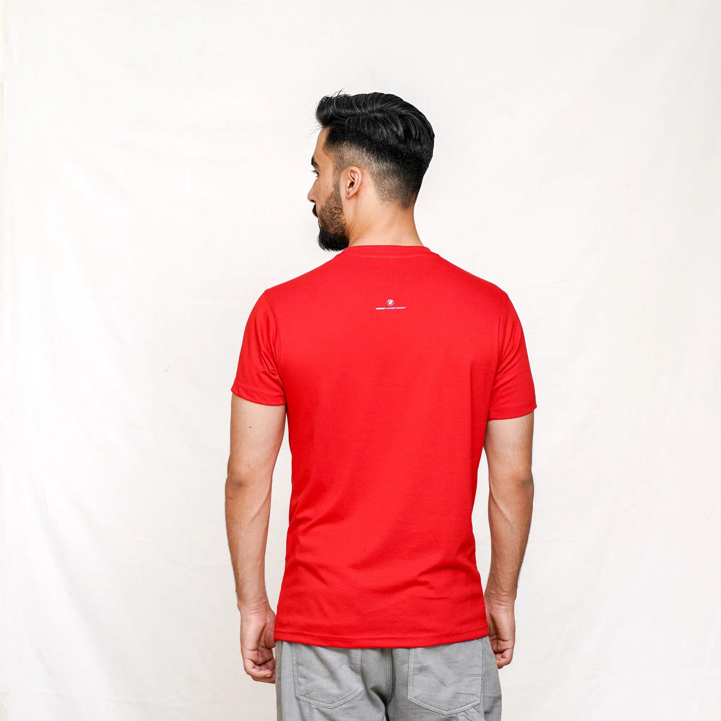 Pma BMW Essentials Logo Crew Neck Red Tee
