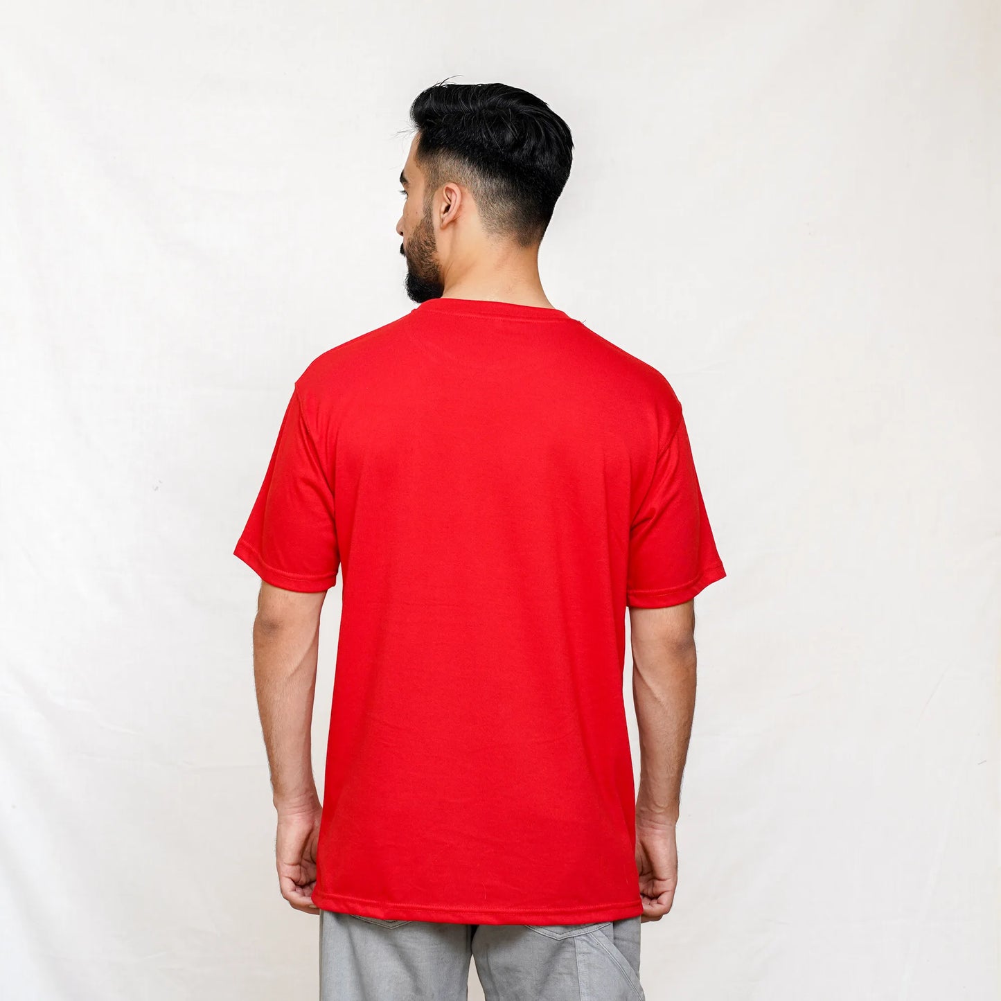 Buy Men's Plain Red T-Shirts Online at Best Price in Pakistan | TheLoopzs