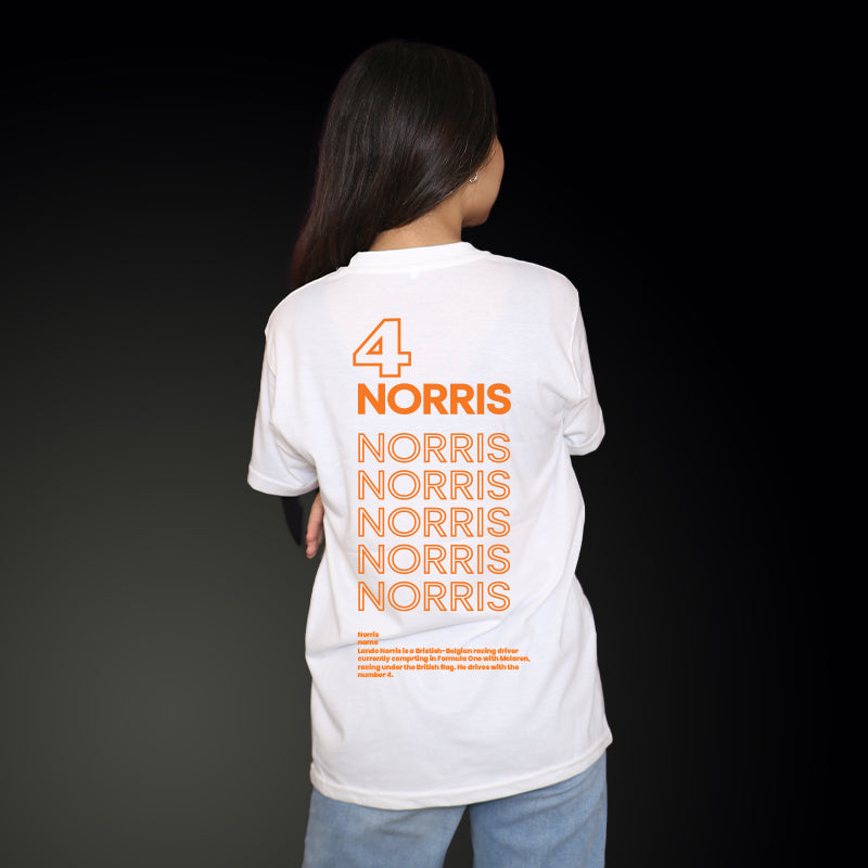 Lando Norris 4 McLaren Unisex T-Shirt | Pattern Design