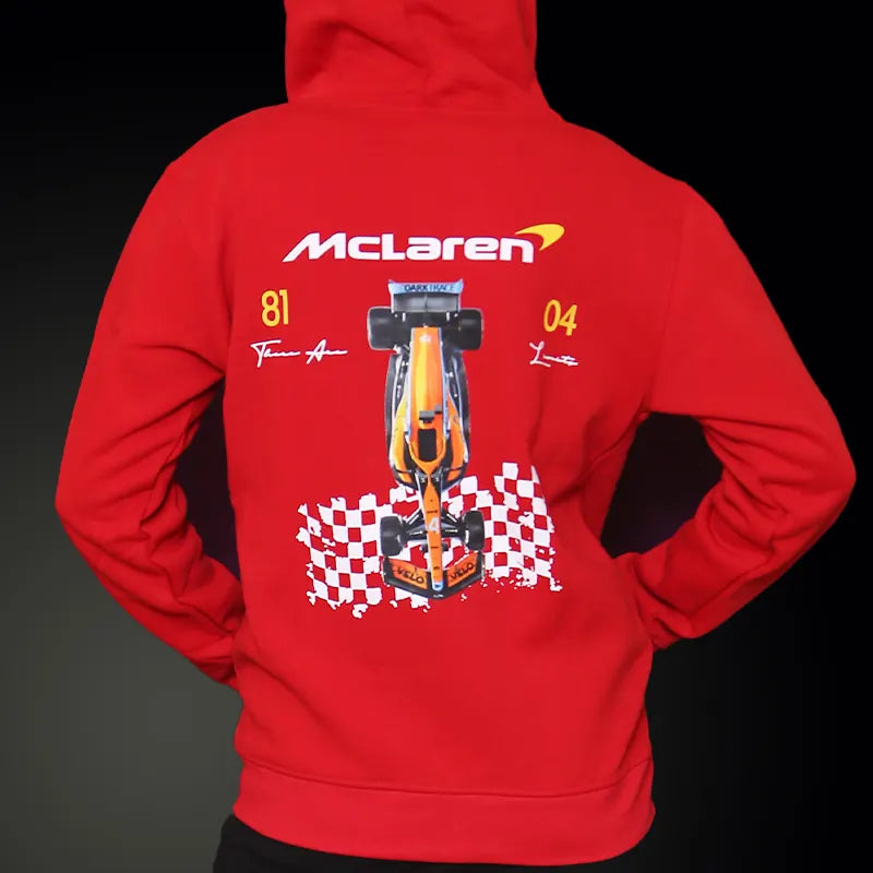 McLaren F1 Unisex Zipper RED | 2024 | Export Quality