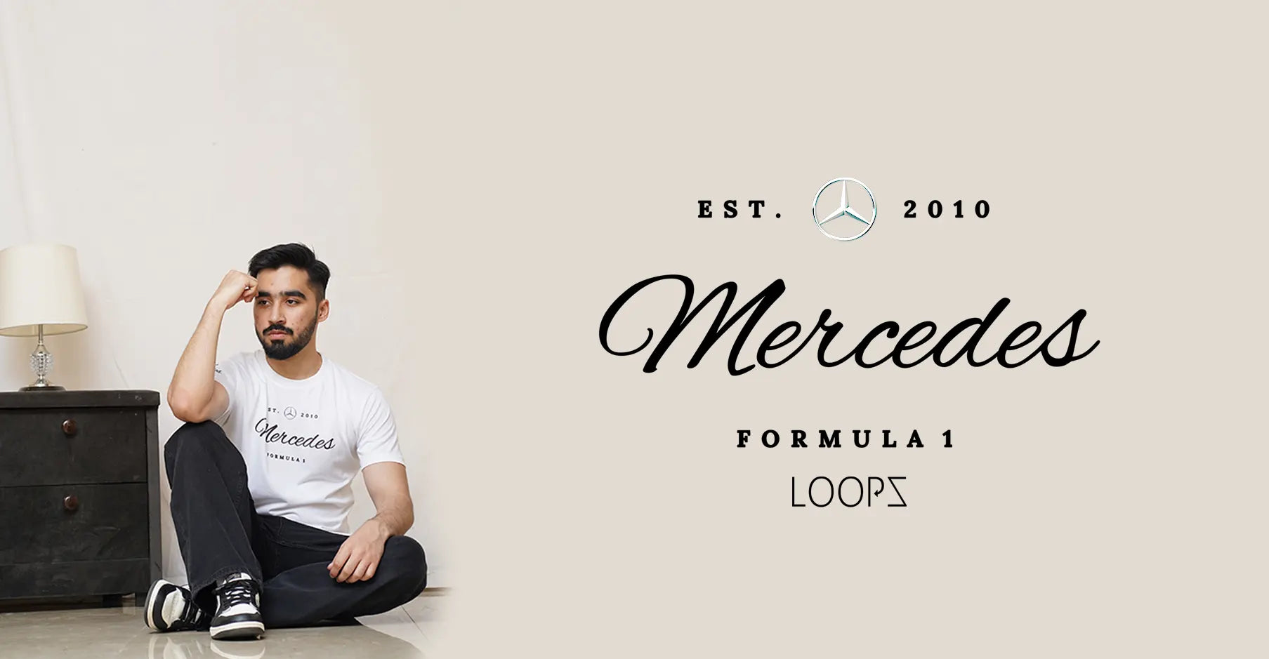 Mercedes T shirt online available in Pakistan at LOOPZS