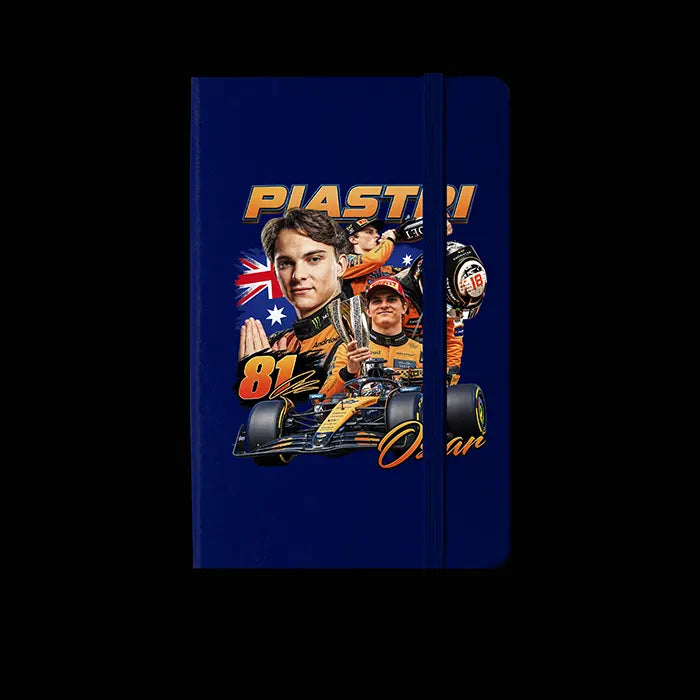 oscar piastri navy notebook