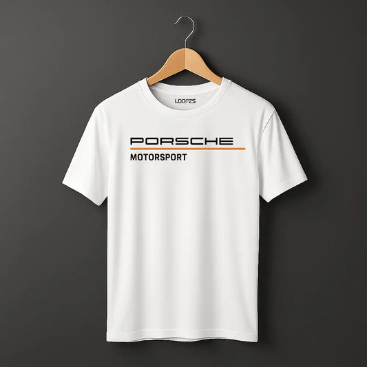 Porsche motorsport white tee