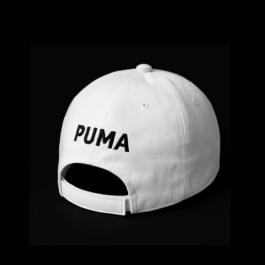 Puma embroidery Caps in White | Loopzs