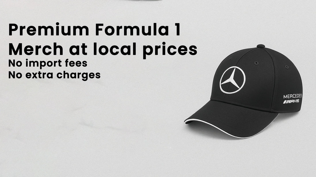 Affordable high-quality Formula 1 caps, t-shirts, and hoodies in Pakistan by Loopzs for F1 fans