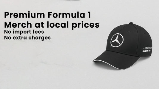 Affordable high-quality Formula 1 caps, t-shirts, and hoodies in Pakistan by Loopzs for F1 fans
