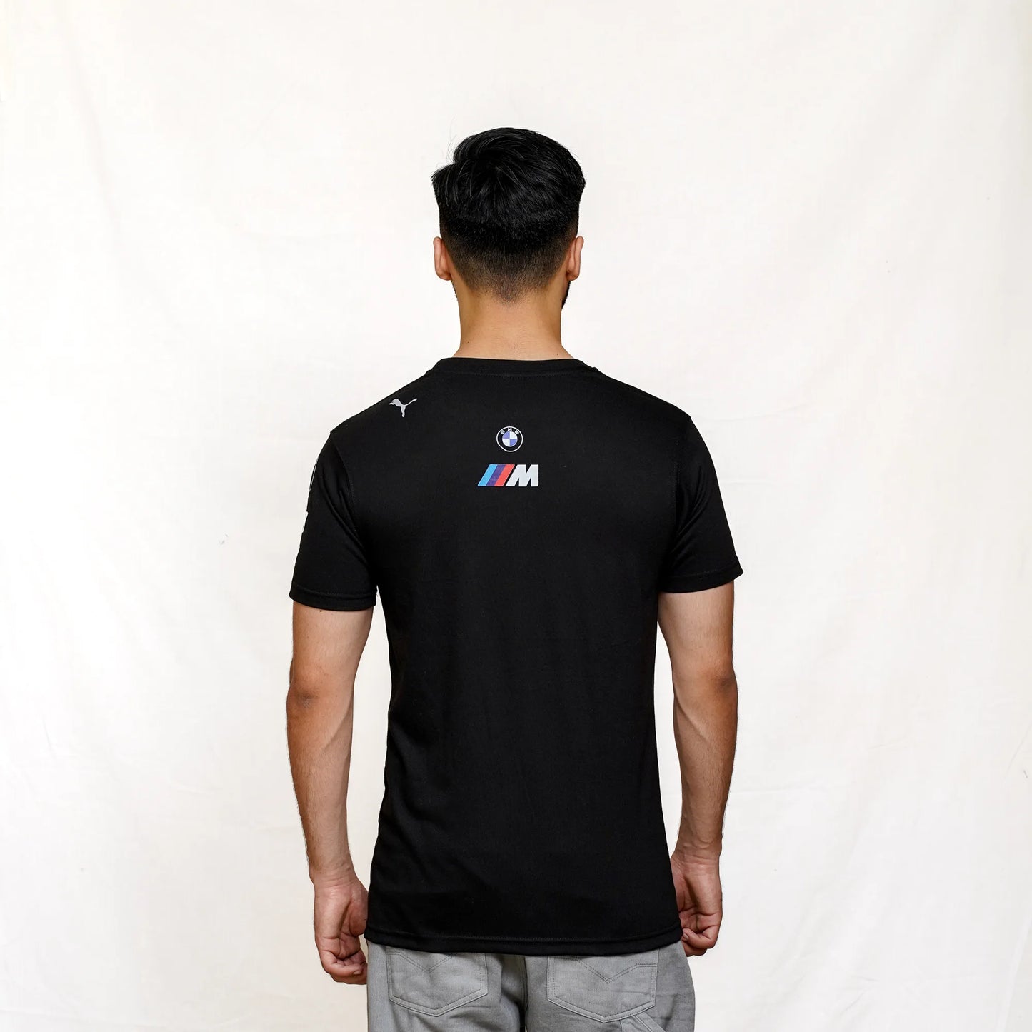 BMW M Motorsport Essentials Logo Black Tee | theLoopzs