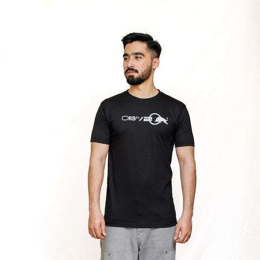 Red Bull Racing F1 Core Logo Black T-Shirt | TheLoopzs