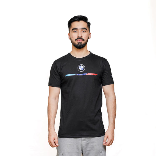 Pma BMW Essentials Logo Crew Neck Black Tee