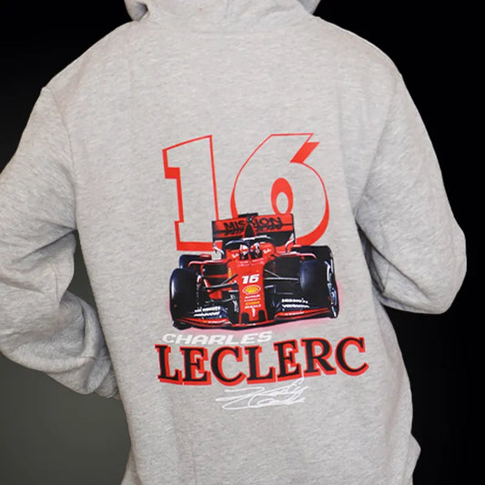 Charles Leclerc Driver Hoodie Design | Scuderia Ferrari F1