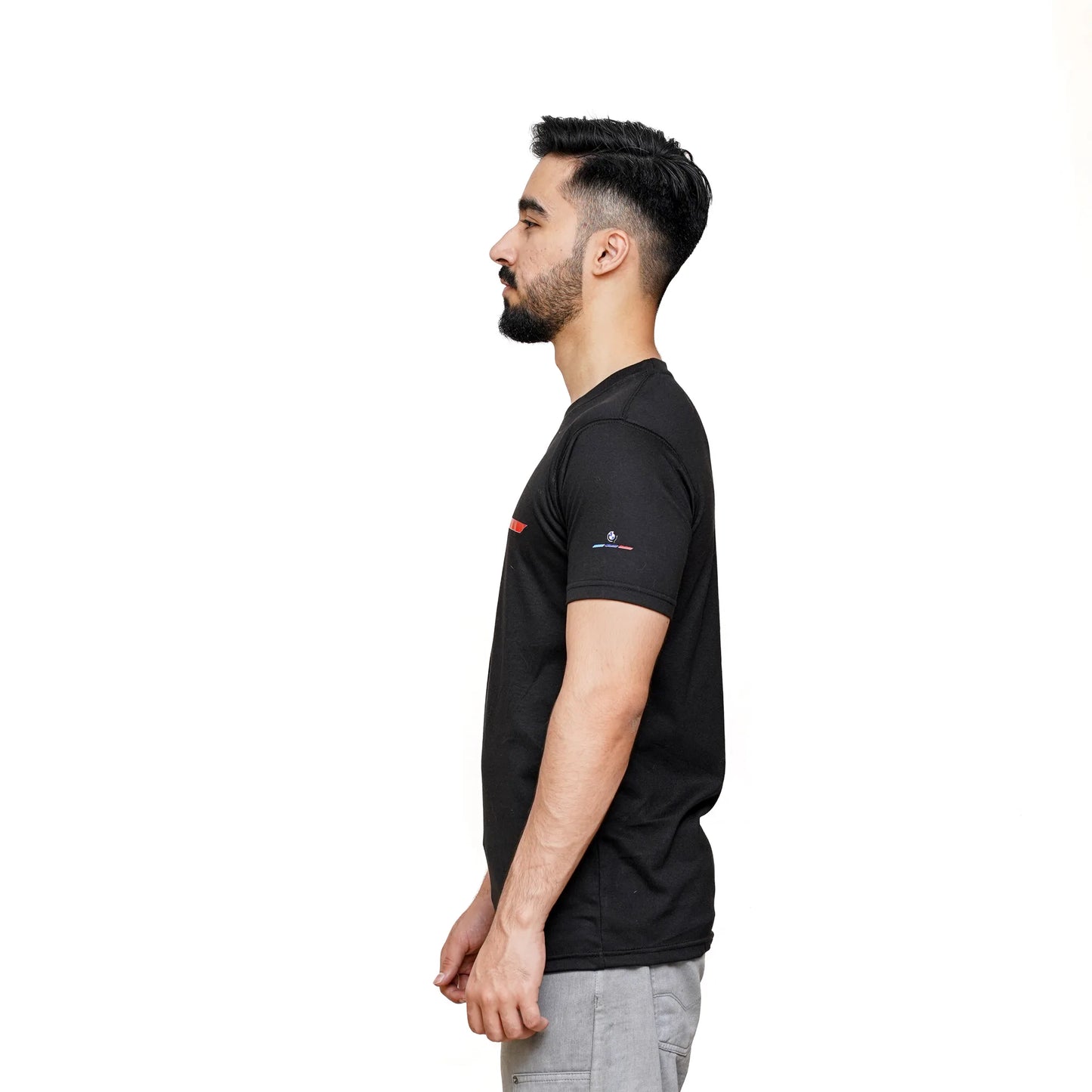 Pma BMW  Essentials Logo Crew Neck Black Tee