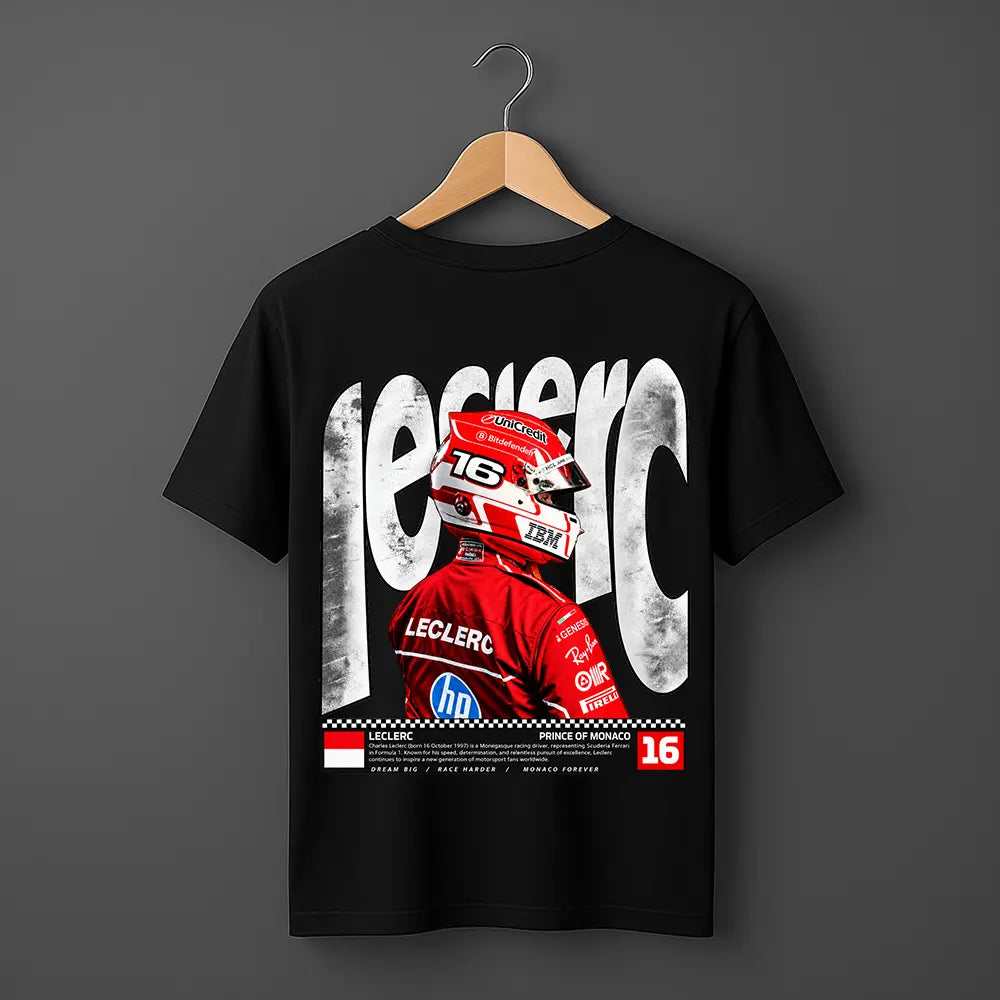 Charles Lelcer tshirt in black