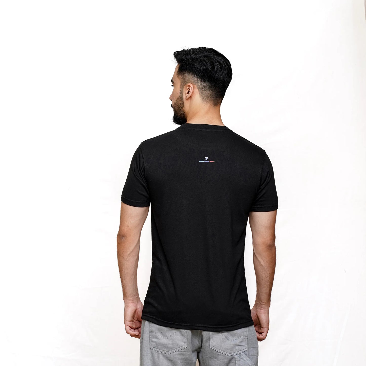 Pma BMW  Essentials Logo Crew Neck Black Tee