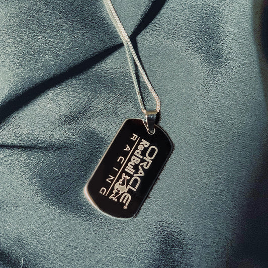 Red Bull Pendant Necklace | Silver