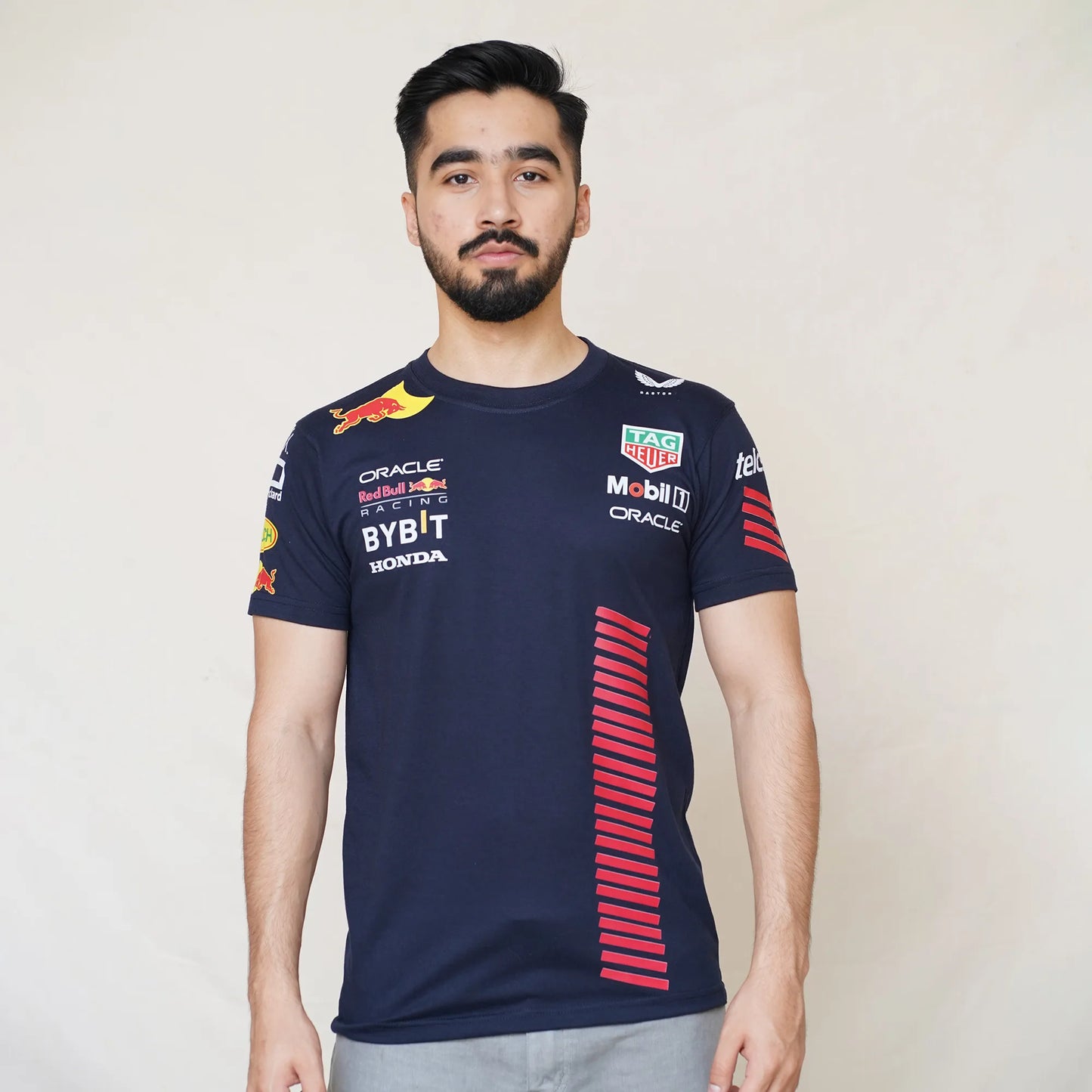 Red Bull Racing F1 Men's Team T-Shirt | Navy Blue