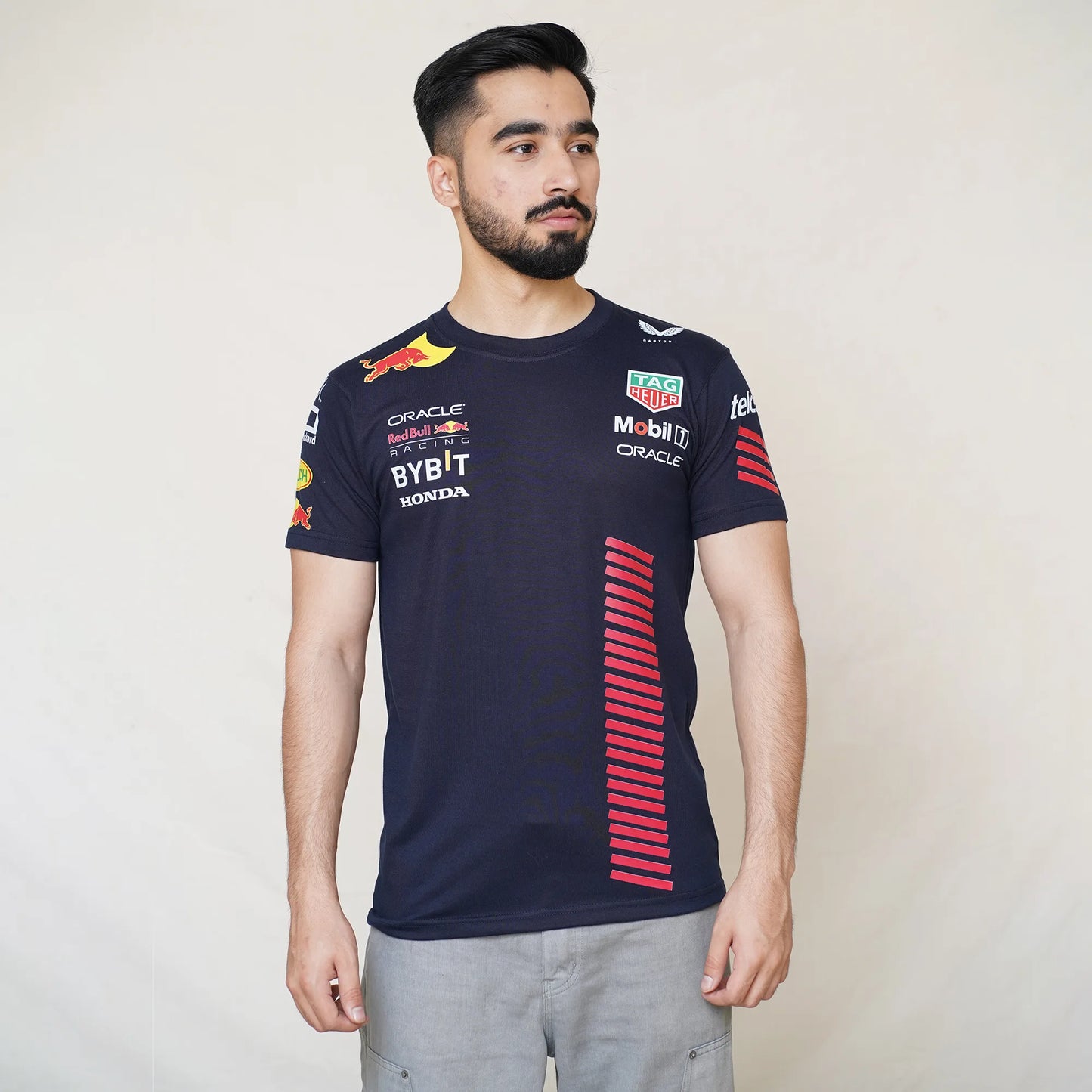 Red Bull Racing F1 Men's Team T-Shirt | Navy Blue