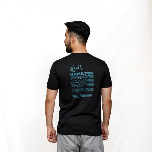 Lewis Hamilton Merchandise T shirt Black | Mercedes-AMG F1