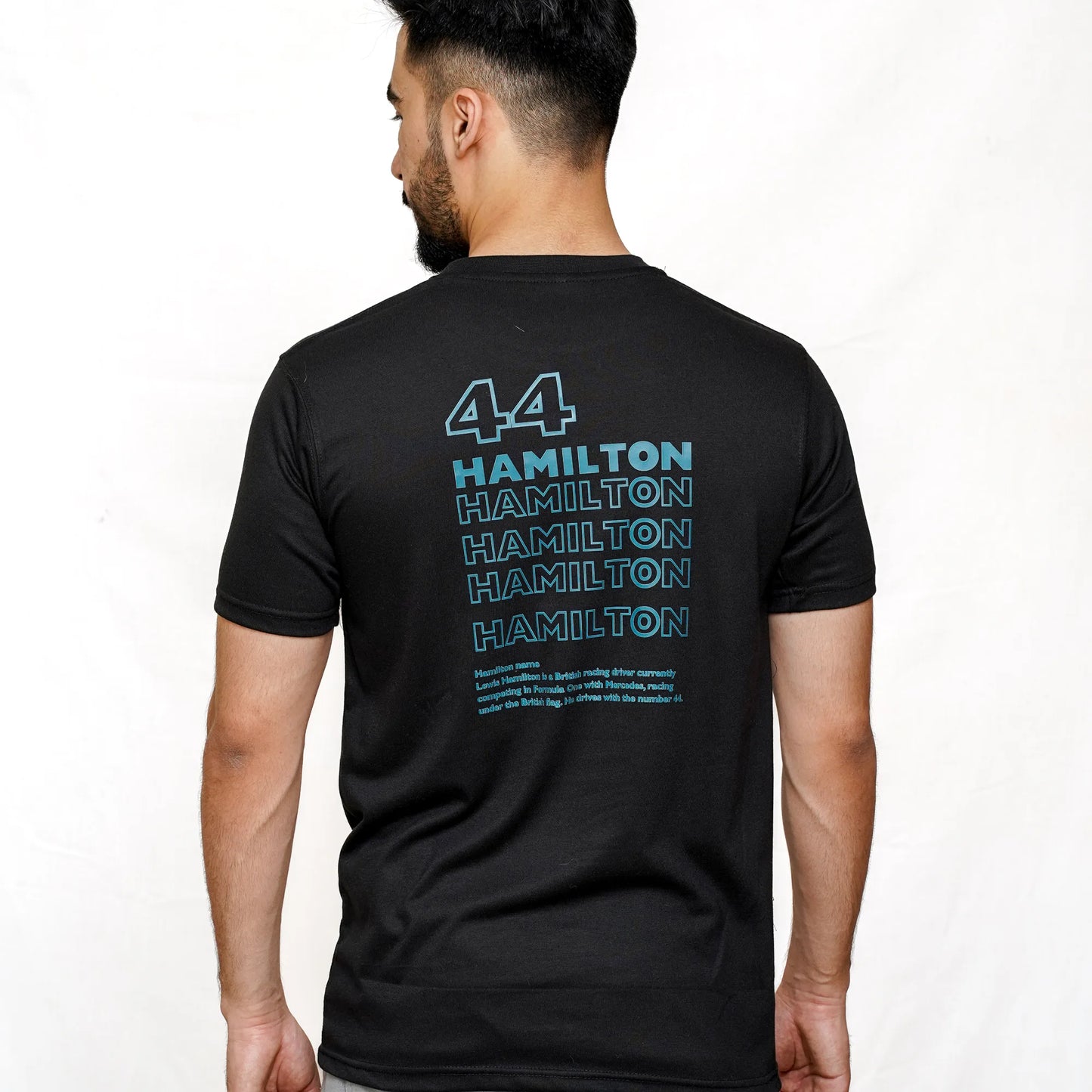 Lewis Hamilton Merchandise T shirt Black | Mercedes-AMG F1
