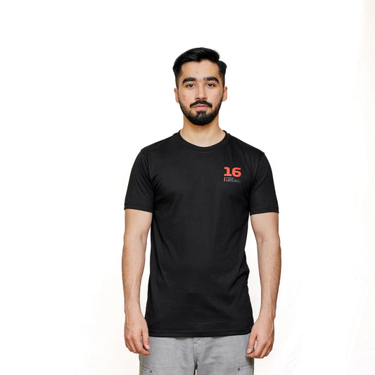 16 Charles Leclerc Driver Shirt in Black | Scuderia Ferrari F1