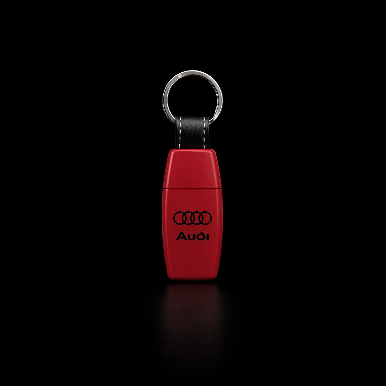 Audi Lighter with keyring in red
