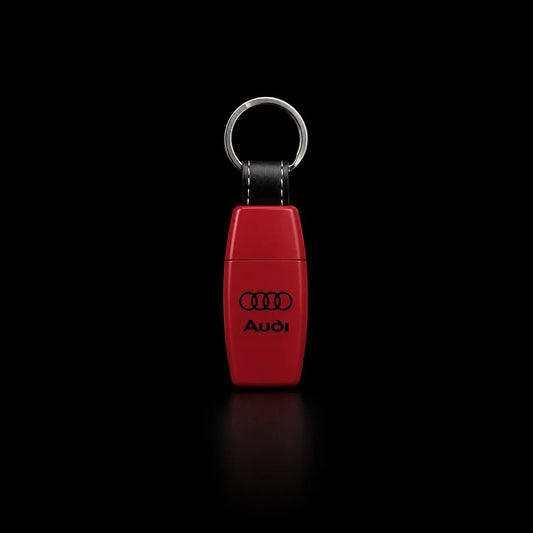 Audi Lighter with keyring in red