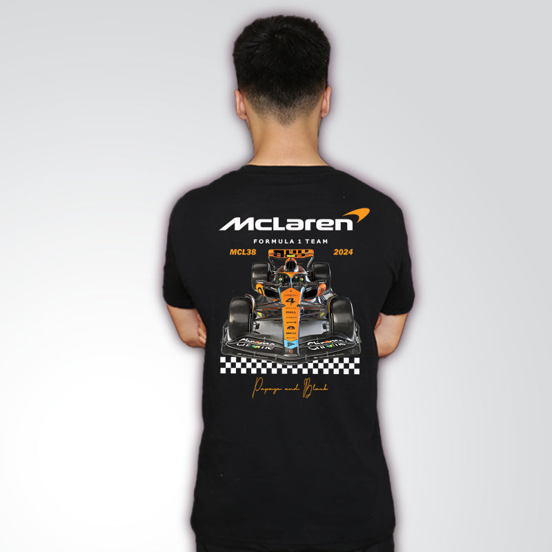Unisex T-Shirt  McLaren F1 in Black | 2024 | Export Quality