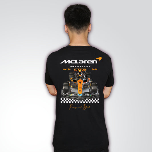 Unisex T-Shirt  McLaren F1 in Black | 2024 | Export Quality
