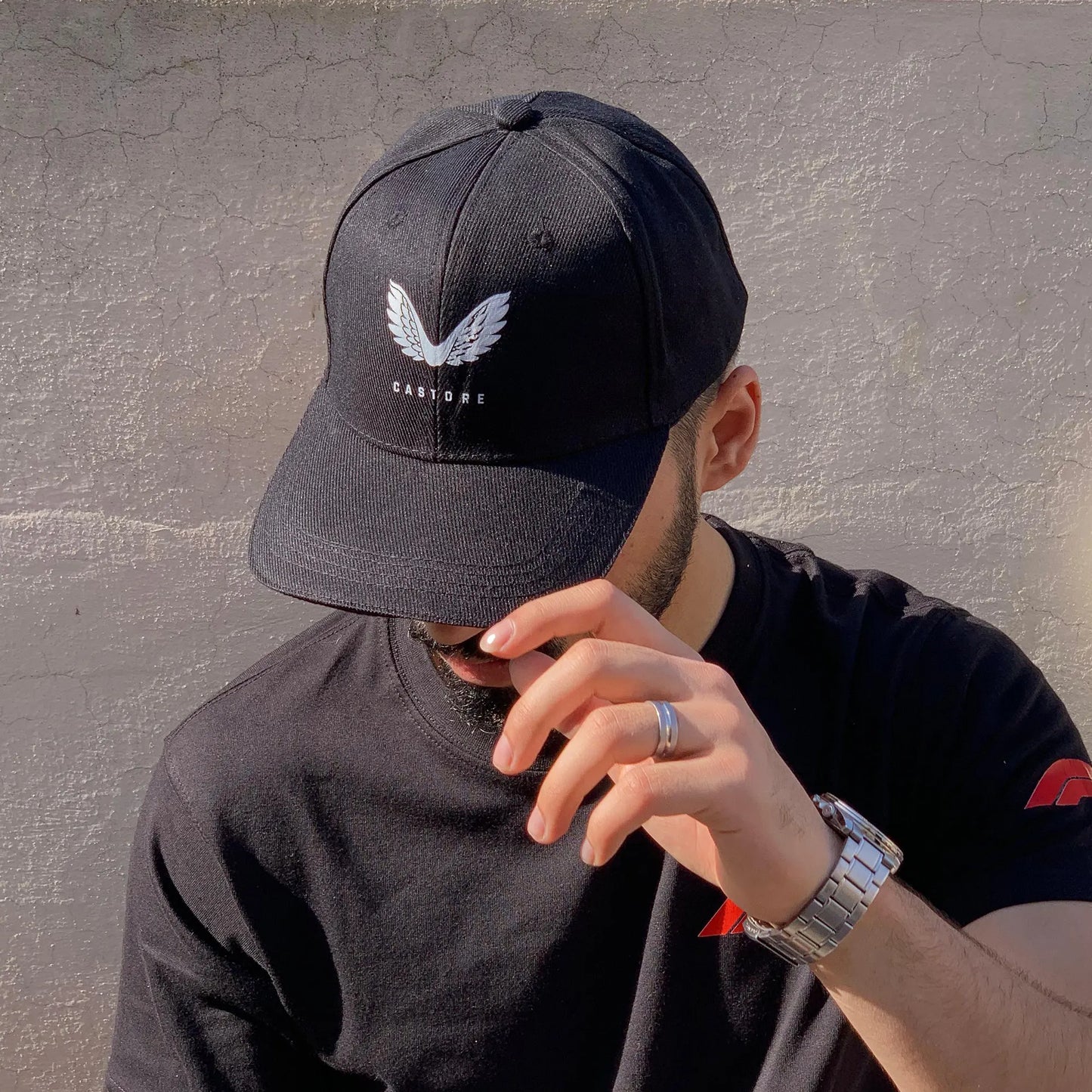 Castore sports caps- Black- CASTORE Racing Logo