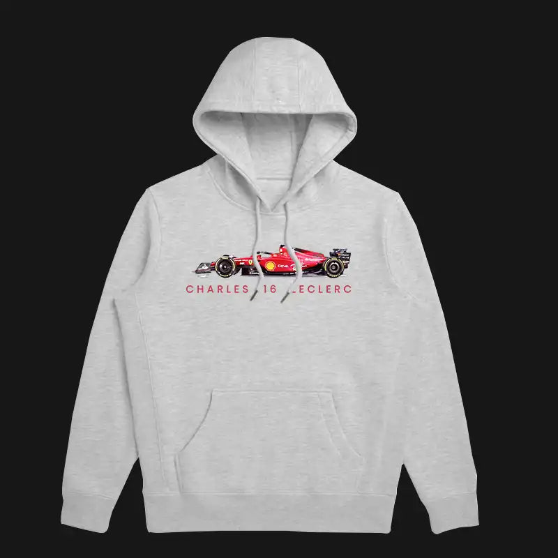 Charles leclerc Hoodie in Grey for both male and female
