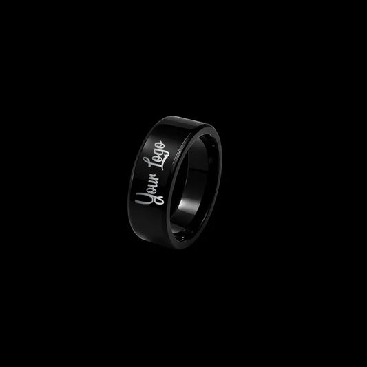 Custom Black ring for personalized designs, branding and bulk orders in Pakistan