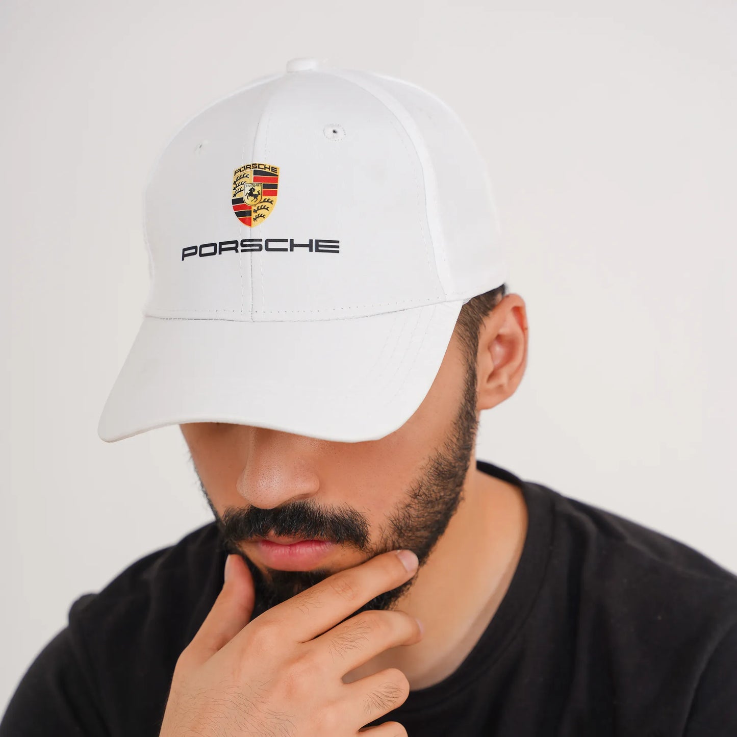 Porsche Caps in white - The perfect pick for F1 - theLoopzs