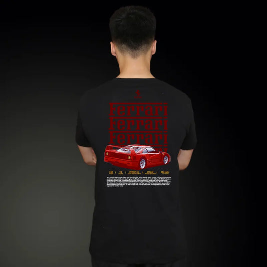 Scuderia Ferrari F1 | FERRARI Pattern Design in Black