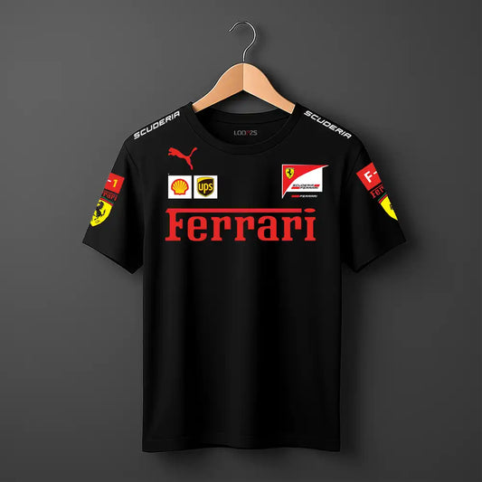 Ferrari with Puma branding Black T shirt