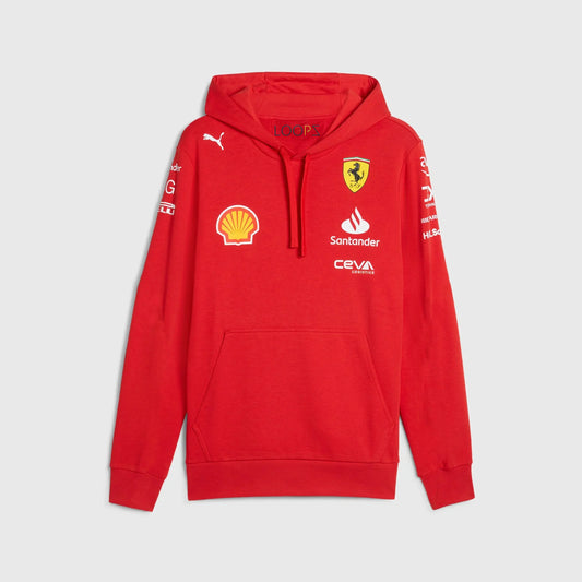 puma ferrari hoodie with dtf prints on the front and back -TheLoopzs