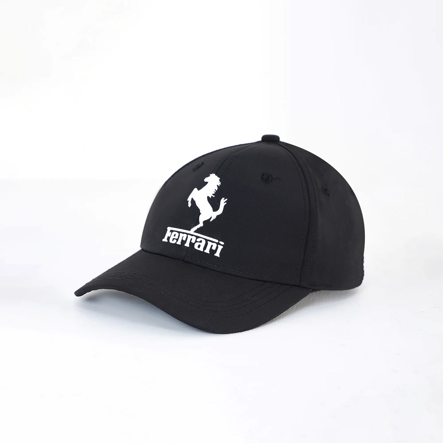 FERRARI PRANCING HORSE Logo on black Cap