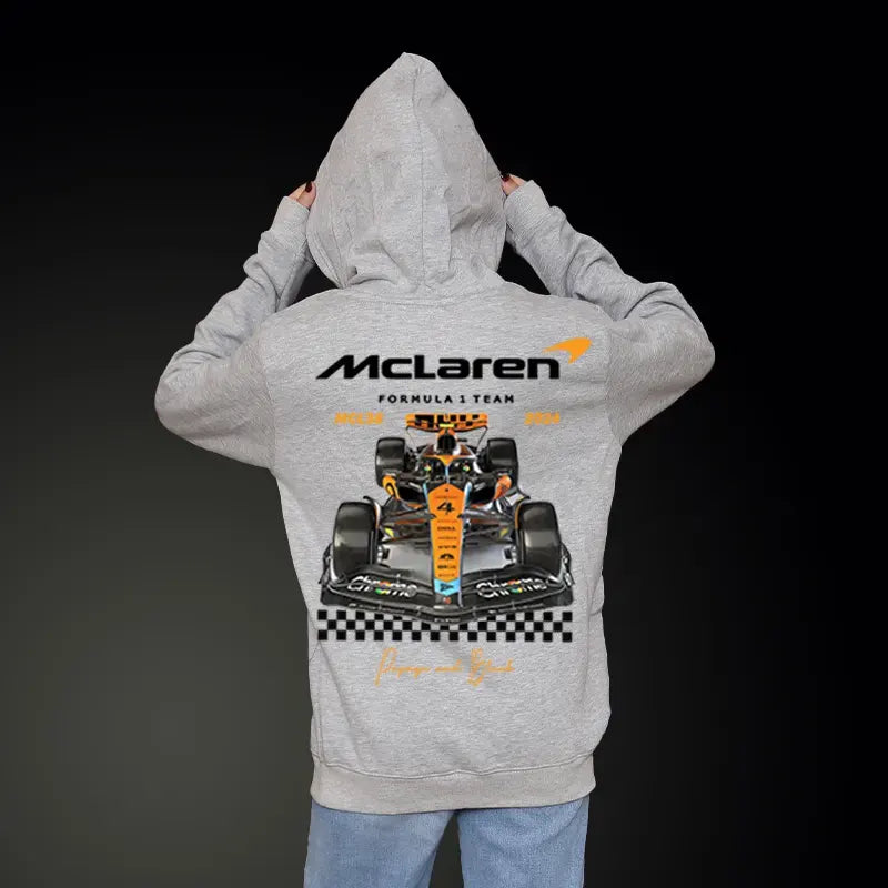 McLaren F1 Unisex Hoodie Black | Red | Gray | 2024 | Export Quality