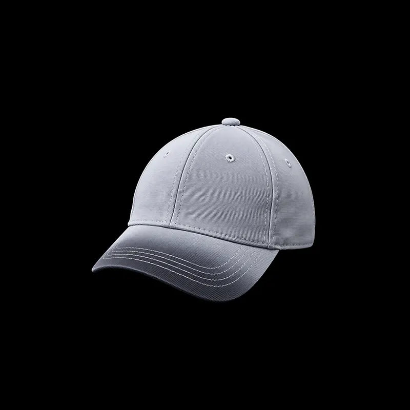 Plain grey baseball cap with white brim stitching, Loopzs Pakistan