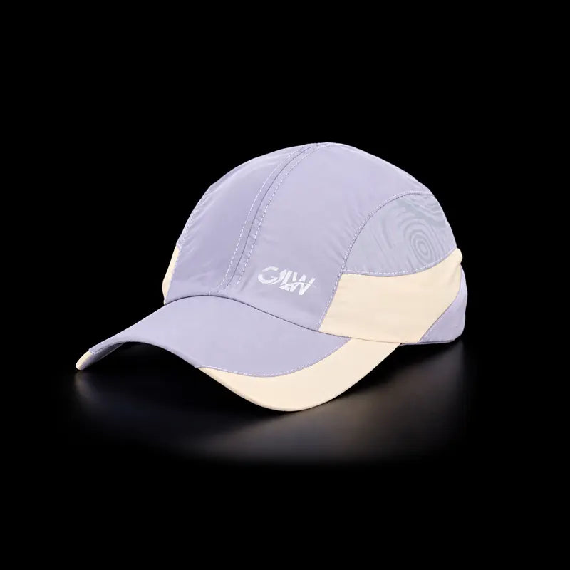 Grey Beige sports cap with white mesh side panels and a curved brim.