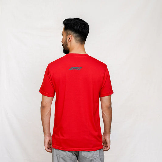 F1 T Shirt in Red | Front Logo | TheLoopzs