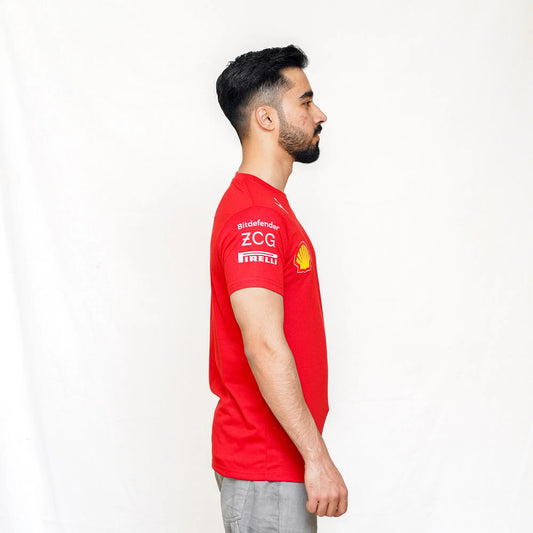 Scuderia Ferrari Sainz Red Tee 2025