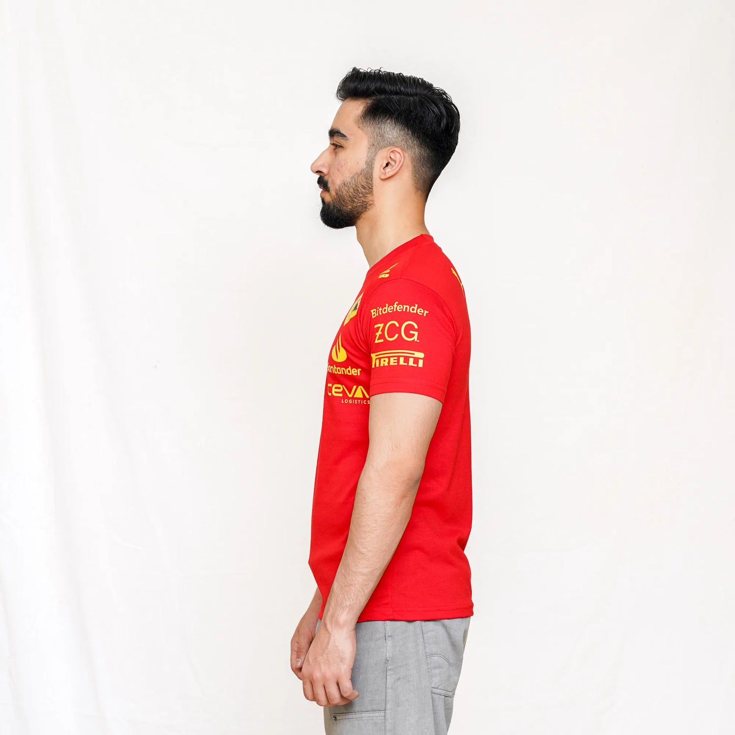 Scuderia Ferrari 2025  Men's Motorsport Red Tee