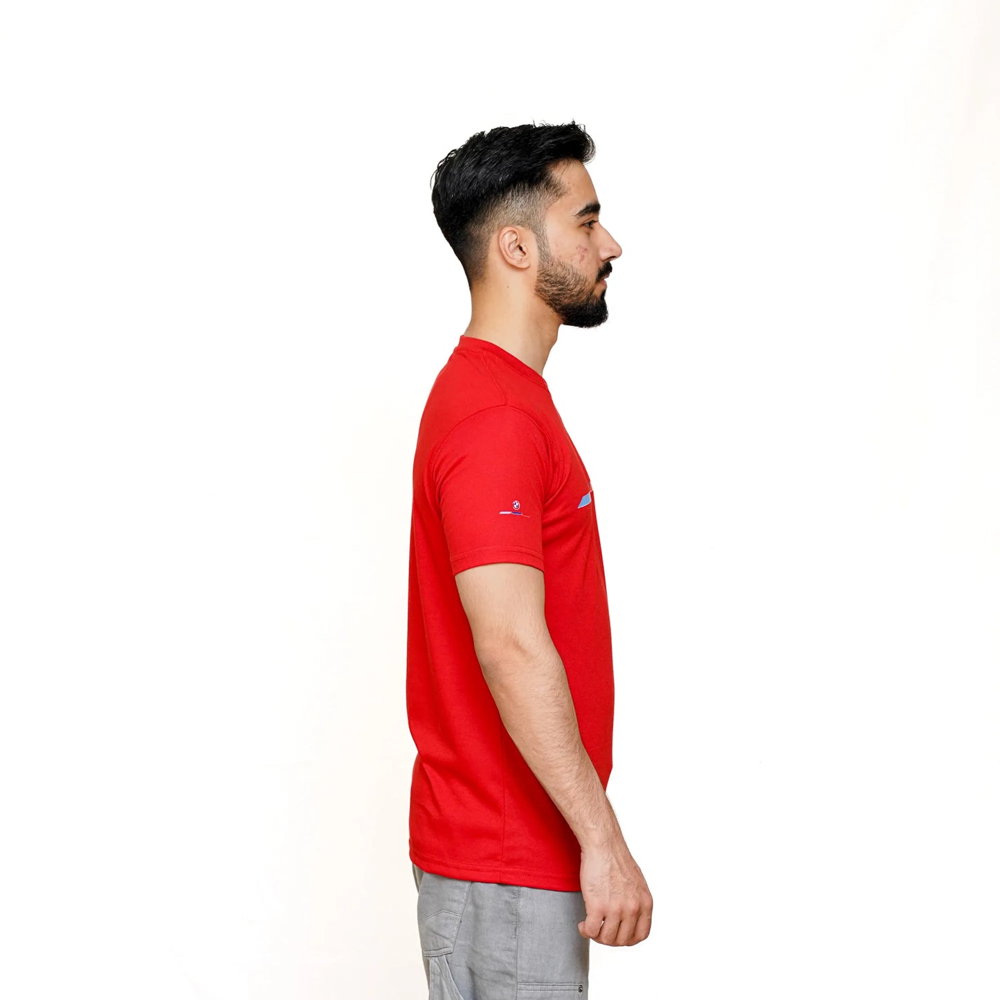 Pma BMW  Essentials Logo Crew Neck Red Tee