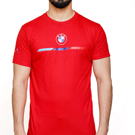 Pma BMW  Essentials Logo Crew Neck Red Tee