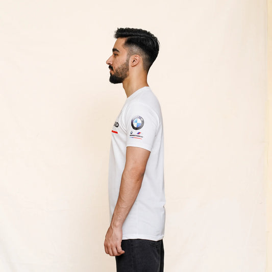BMW Motorrad M Motorsport White T-Shirt | TheLoopzs