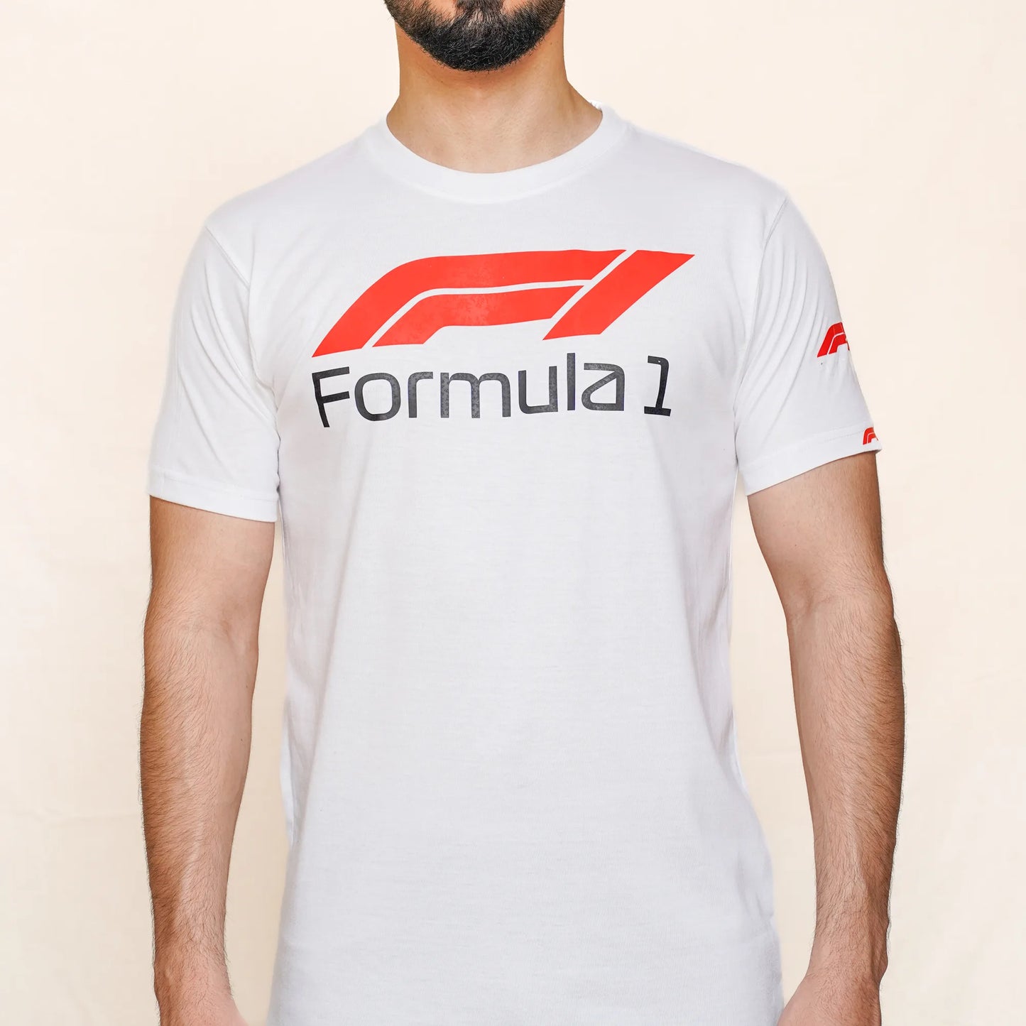 F1 FORMULA LOGO T Shirt in White | Pakistan