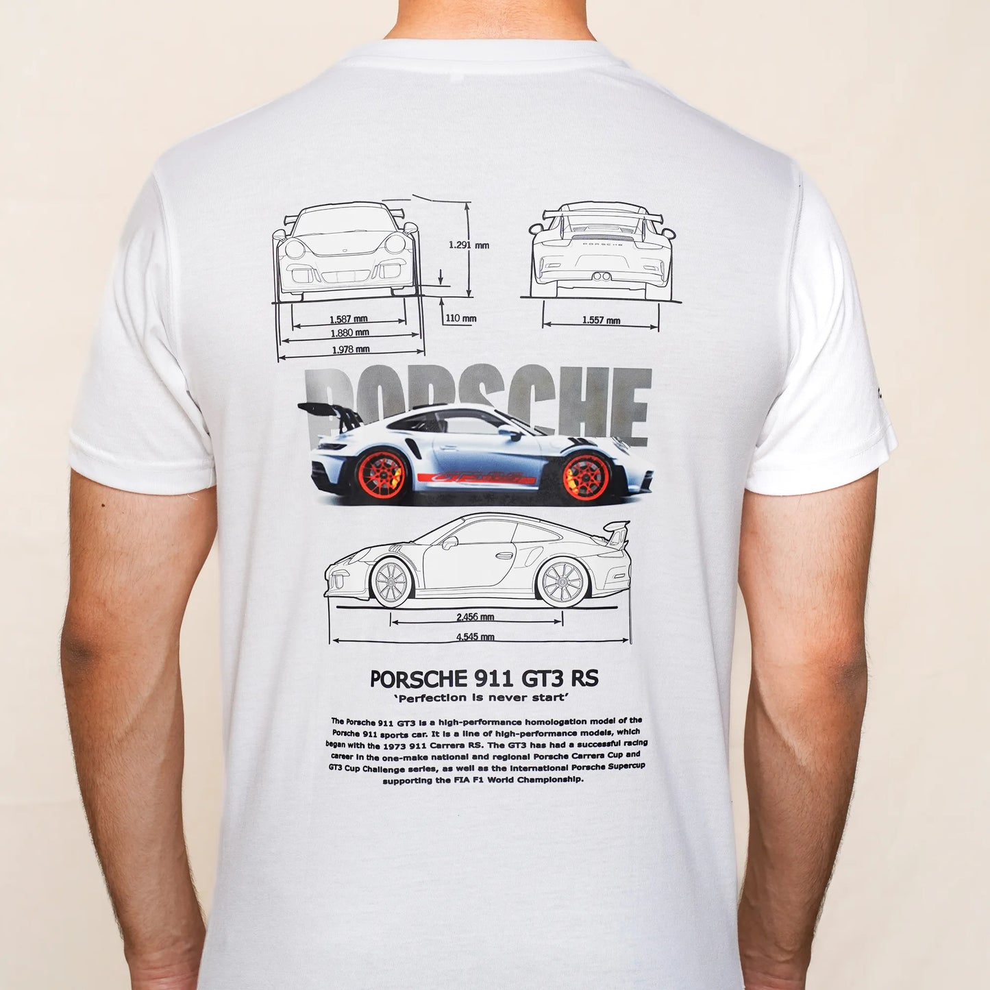 Unisex Team T shirt White | Porsche 911 GT3